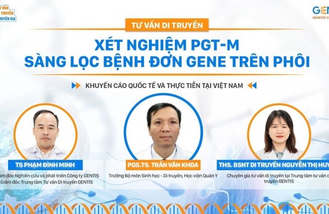 LIVETREAM TALKSHOW TƯ VẤN DI TRUYỀN - THẢO LUẬN CÙNG CHUYÊN GIA